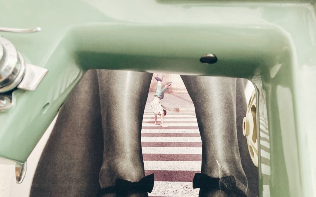 Kritzeln mit der Nähmaschine